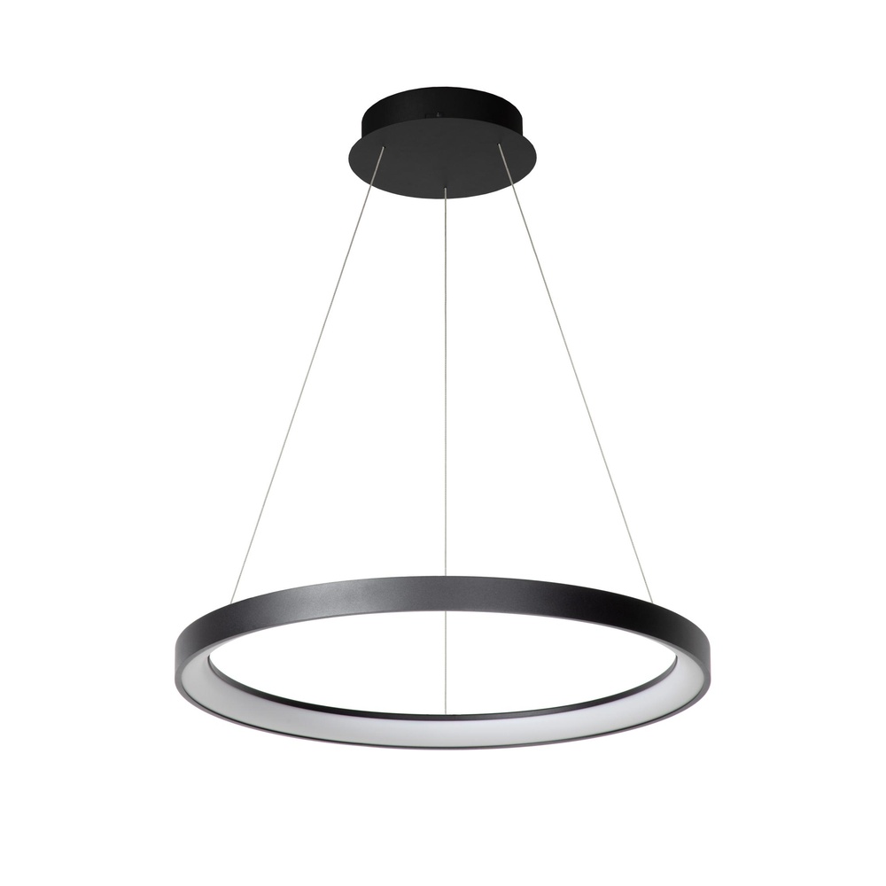 Lucide HanglampVidal Ø 58cm zwart - 46403/48/30